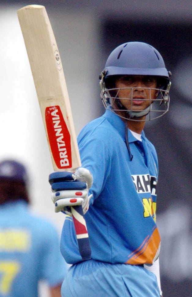 Rahul Dravid makes entry at no. 10 