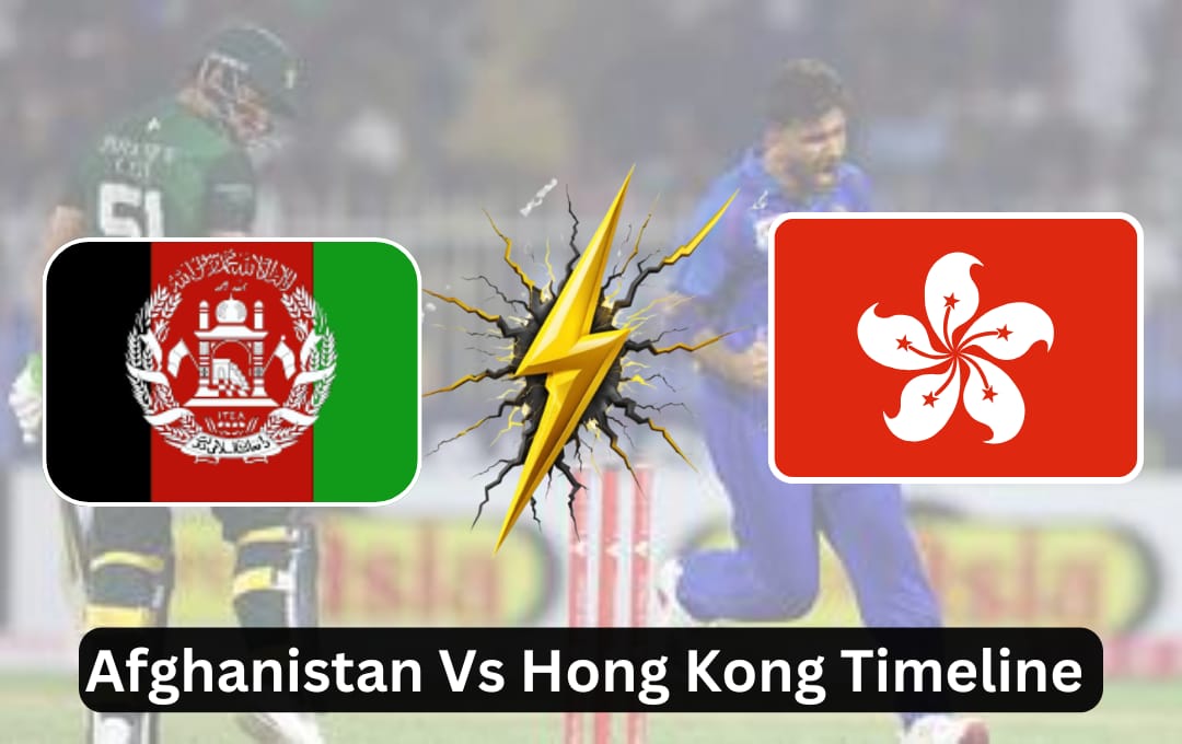 Afghanistan National Cricket Team vs Hong Kong National Cricket Team Timeline