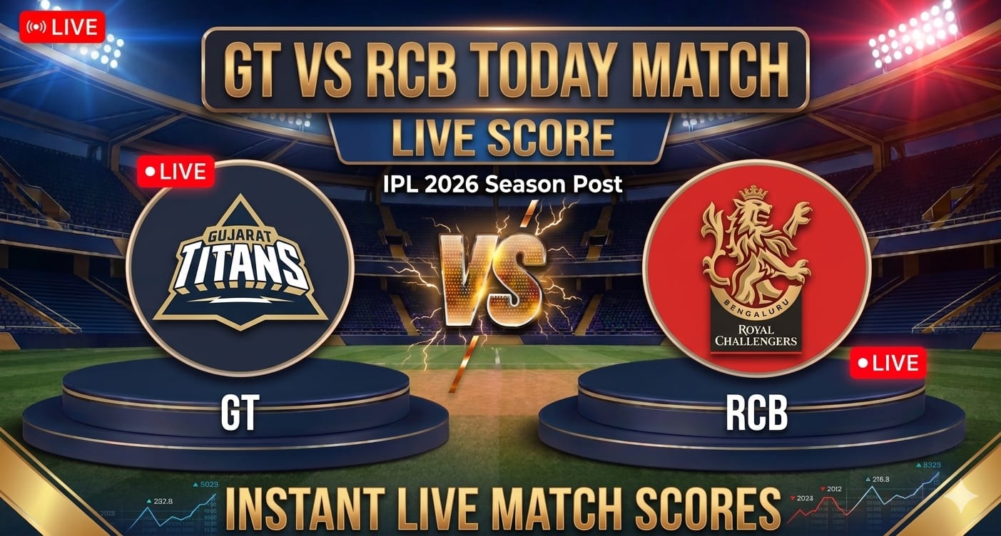 GT vs RCB Today Match