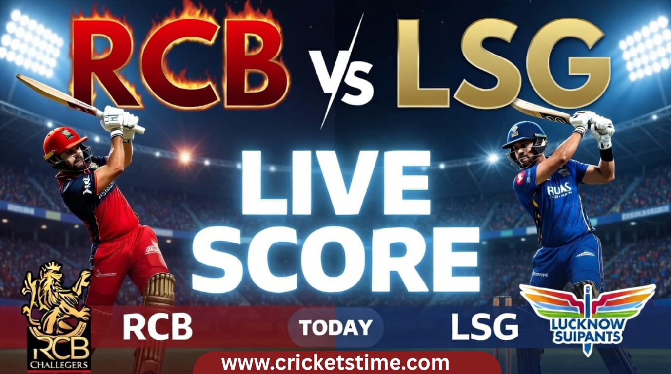 RCB vs LSG Today Match