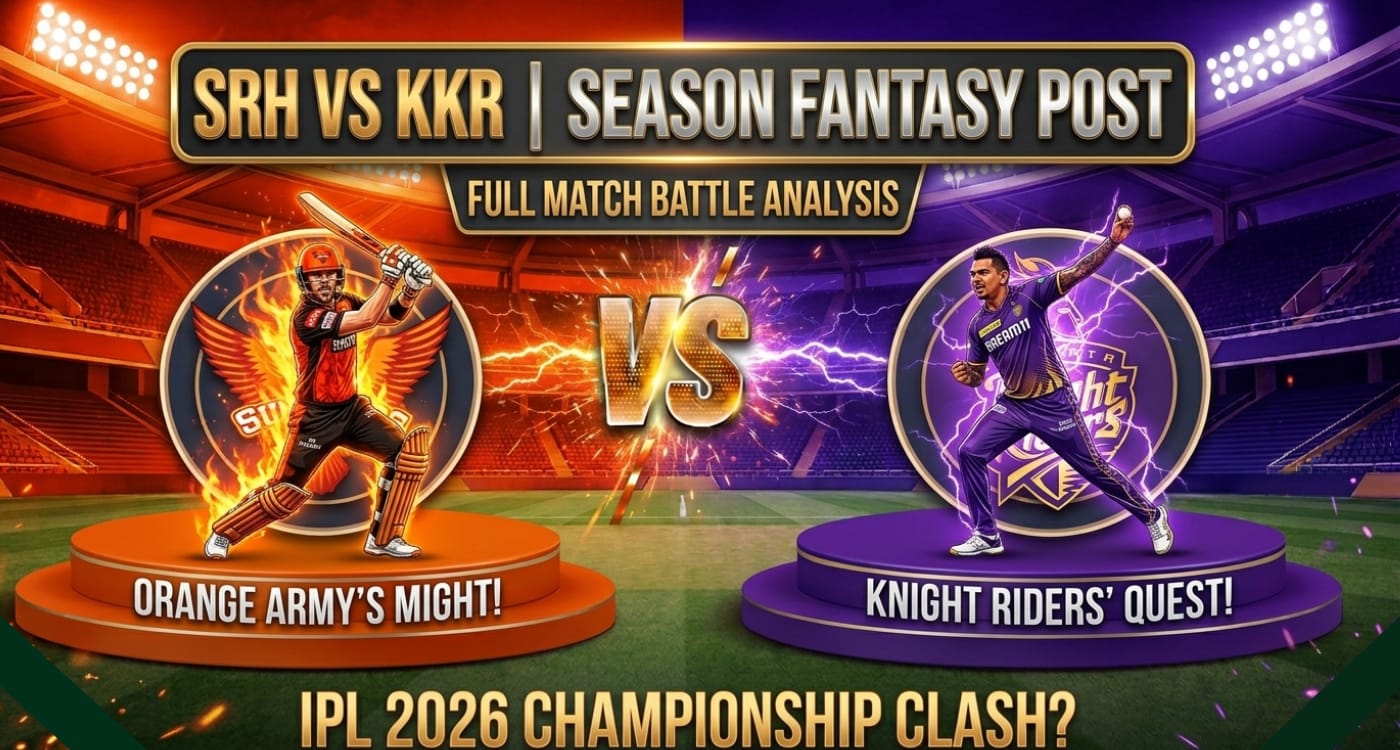 SRH vs KKR Timeline