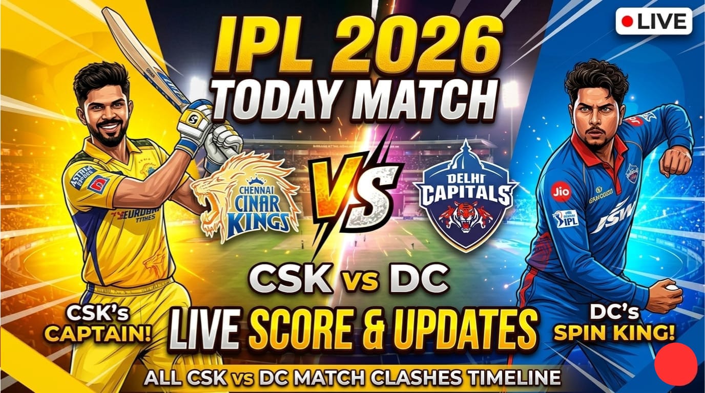 Chennai vs Delhi Today Match